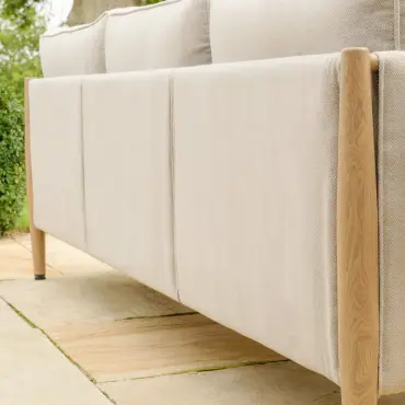 Burford 3 Seat Aluminium Sofa Rising Table Set