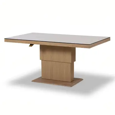 Burford 3 Seat Aluminium Sofa Rising Table Set