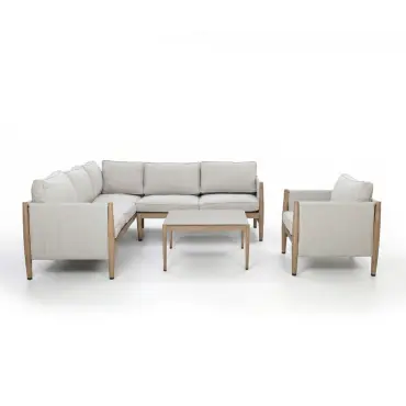 Burford Small Corner Sofa Set & Armchair