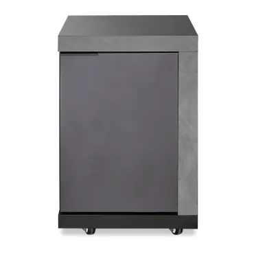 Ember Linear with 6 Burner Gas Grill & Storage Cabinets