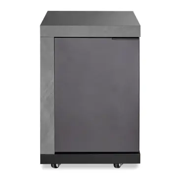 Ember Linear with 6 Burner Gas Grill & Storage Cabinets