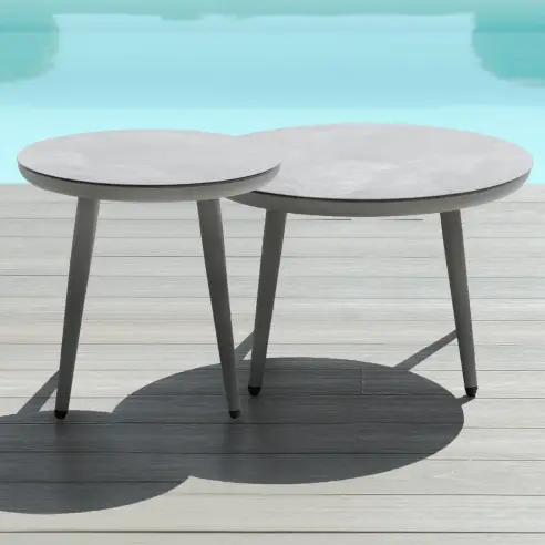 Pair of Round Coffee Tables