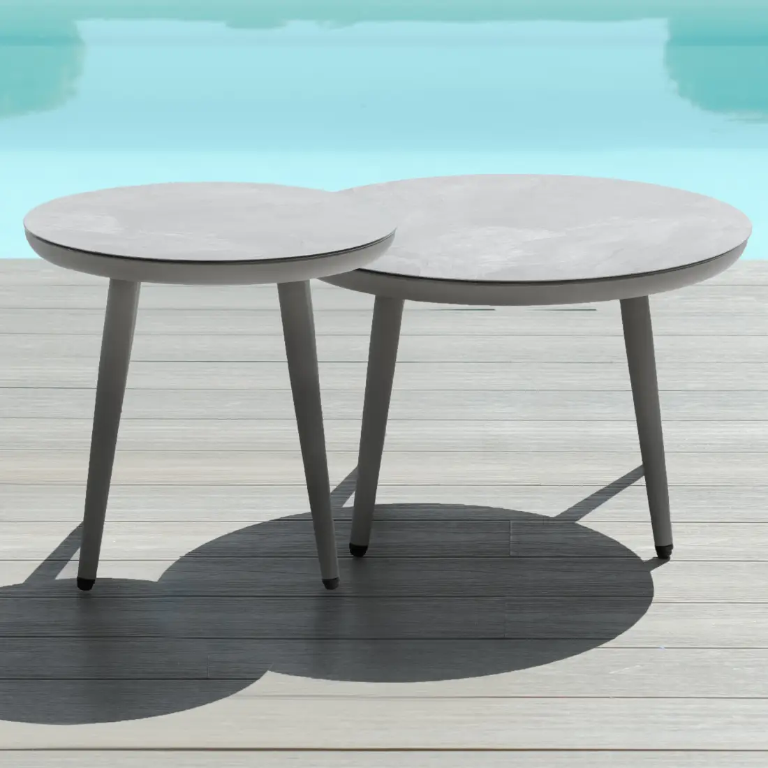 Pair of Round Coffee Tables