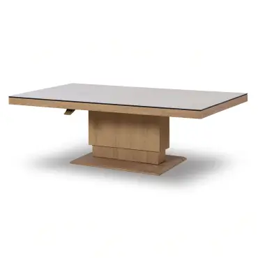 Burford Large Aluminium Rising Table Corner Set