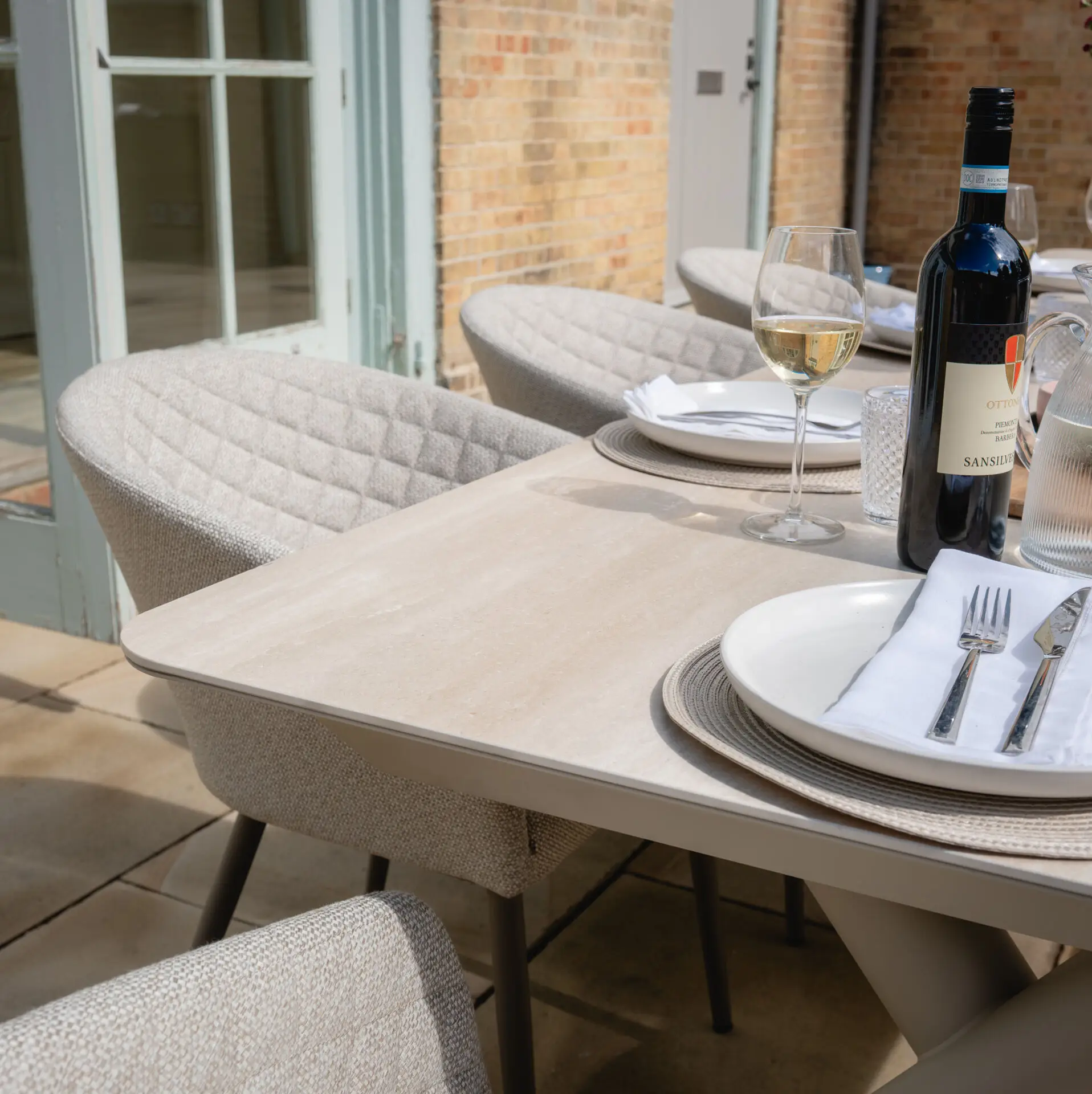 Ambition 8-12 Seat Maxim Extending Dining Set