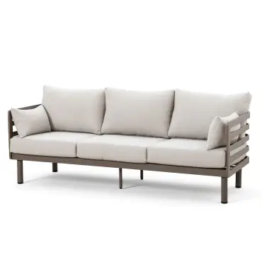 Metro Aluminium 3 Seat Sofa