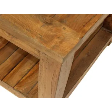 York Reclaimed Teak Side Table