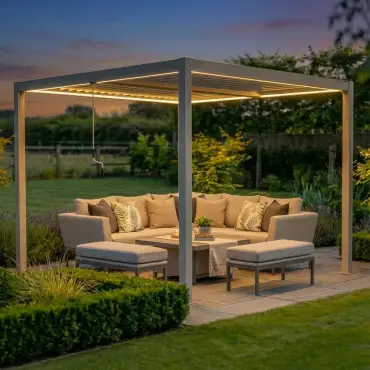 Como Pergola 3m x 3m LED Frame