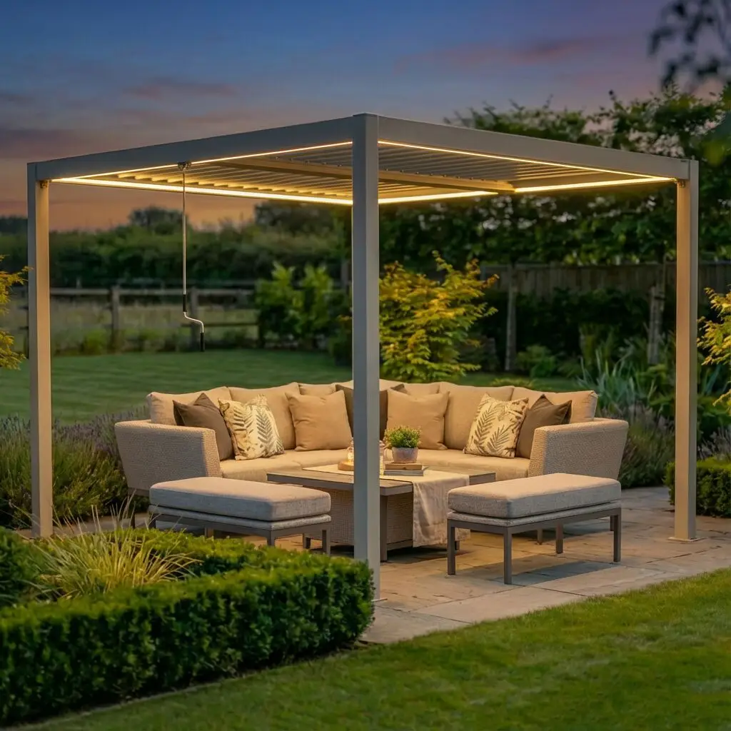 Como Pergola 3m x 3m LED Frame