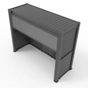 Como Freestanding BBQ Shelter 1