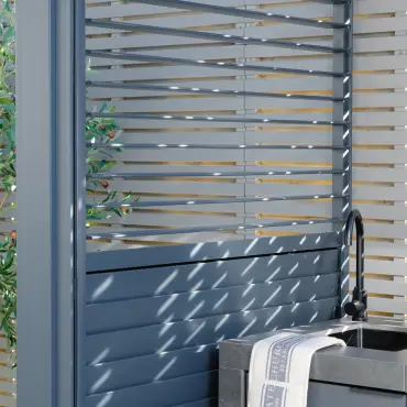 Como Freestanding BBQ Shelter 1
