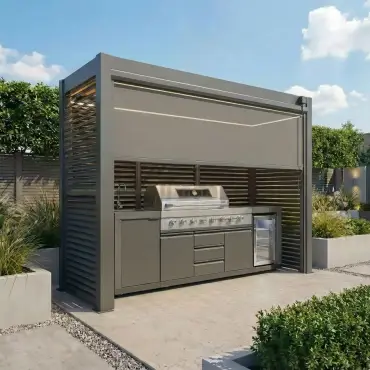 Como Freestanding BBQ Shelter 1