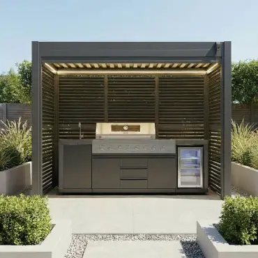 Como Freestanding BBQ Shelter 1