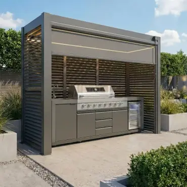Como Freestanding BBQ Shelter 1