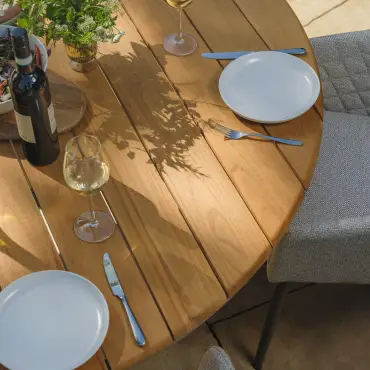 Sicily 6 Seat Round Teak Dining Table