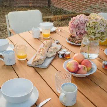 Sicily 6 Seat Round Teak Dining Table