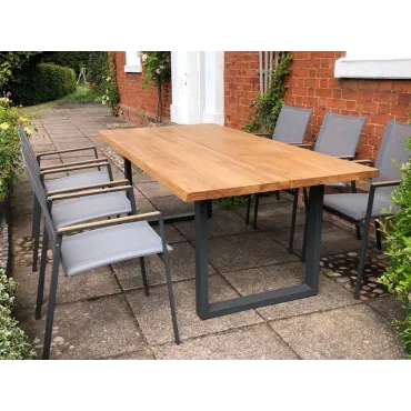Edge Marbella 6 Dining Set - Certified Teak