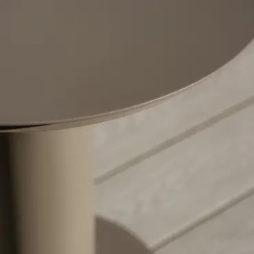 Sicily Aluminium Round Pedestal Side Table