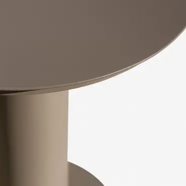 Sicily Aluminium Round Pedestal Side Table