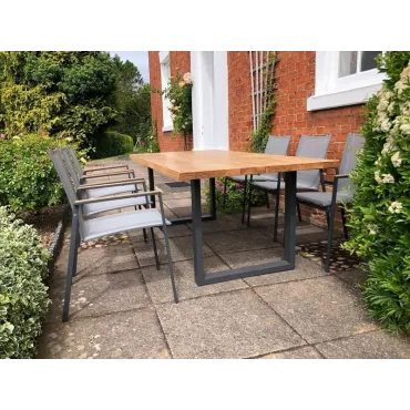 Edge Marbella 6 Dining Set - Certified Teak