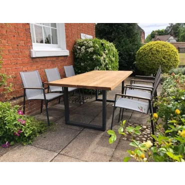 Edge Marbella 6 Dining Set - Certified Teak