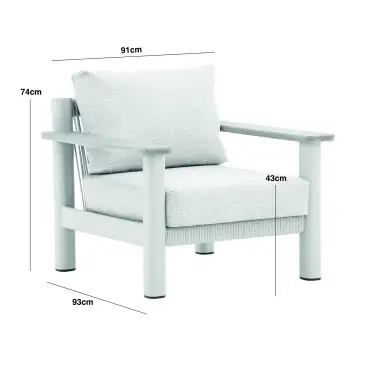 Sicily Rope Weave Armchair