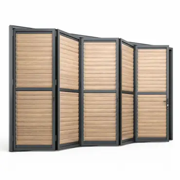 Eden Pergola 4M Bi Folding Louvre Door