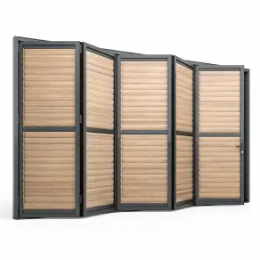 Eden Pergola 4M Bi Folding Louvre Door