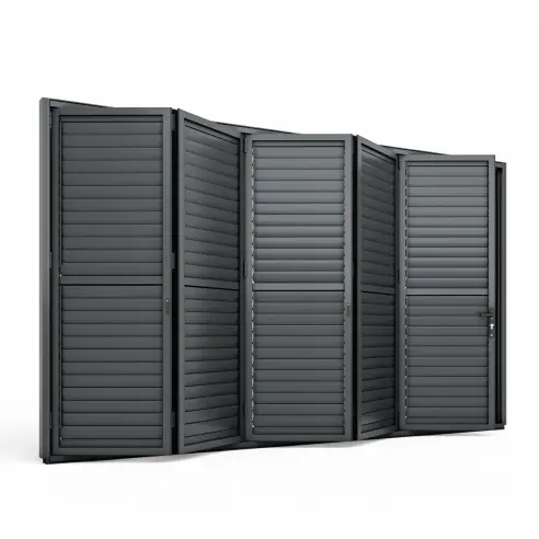 Eden Pergola Bi Folding Louvre Door - 4m Eden Pergola Bi Folding Louvre Door - 4m