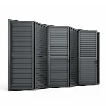 Eden Pergola Bi Folding Louvre Door - 4m