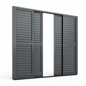 Eden Pergola 3M Sliding Louvre Panel Door