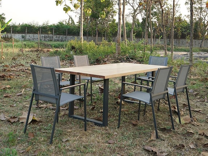 Edge Marbella 6 Dining Set - Certified Teak