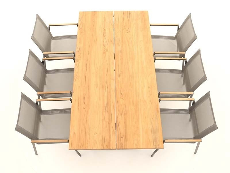 Edge Marbella 6 Dining Set - Certified Teak