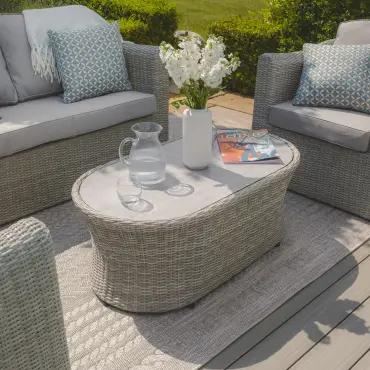 Oxford Large Rattan Corner Sofa Set