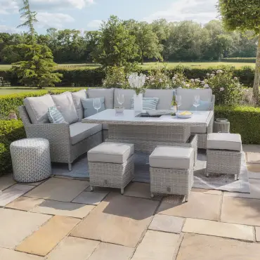 Oxford Rattan Corner Dining Set