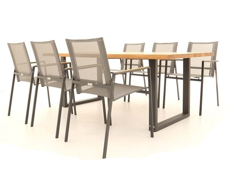 Edge Marbella 6 Dining Set - Certified Teak