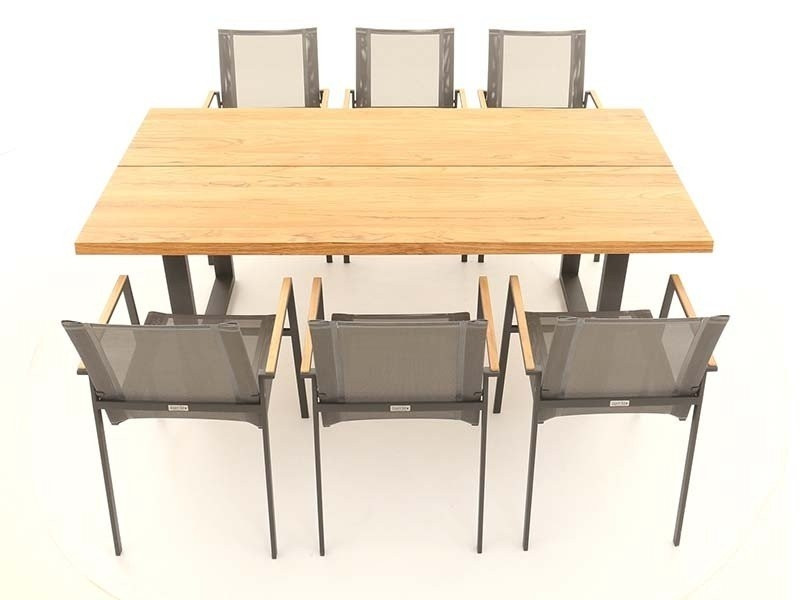 Edge Marbella 6 Dining Set - Certified Teak