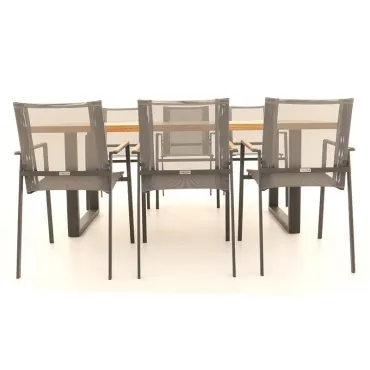 Edge Marbella 6 Dining Set - Certified Teak