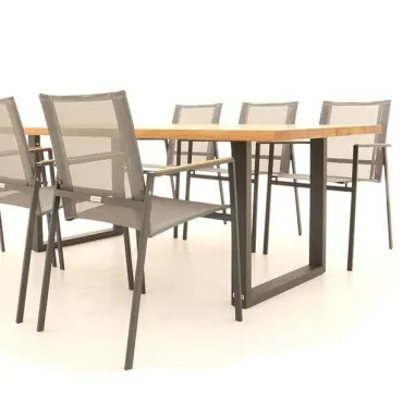 Edge Marbella 6 Dining Set - Certified Teak