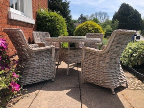 Fiji 4 Chair Dining Set