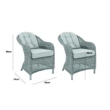 Oxford 6 Seat Round Jakarta Dining Set