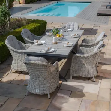 Oxford 6 -10 Seat Vienna Extending Dining Set