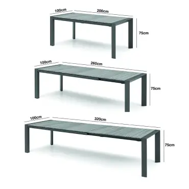 Oxford 6 -10 Seat Jakarta Extending Dining Set