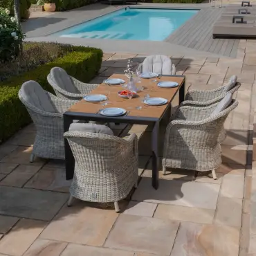Oxford 6 -10 Seat Jakarta Extending Dining Set