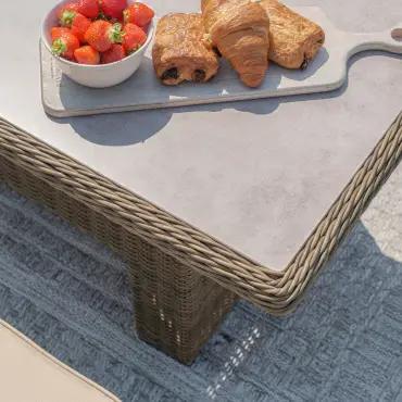 Winchester Sofa Dining Set with Ice Bucket and Rising Table