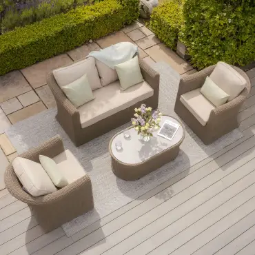 Winchester 2 Seat Rattan Sofa Set