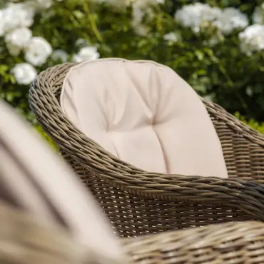 Winchester rattan garden furniture 6 Seater Round Armchair Set