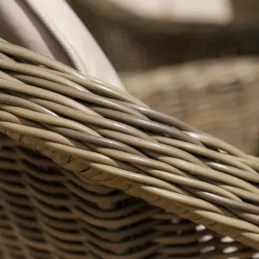 Winchester outdoor rattan garden furniture 6 Seat Oval