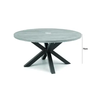 Winchester 6 Seat Jakarta  Round Dining Set