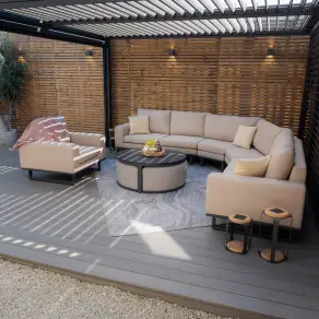 Fabric Ethos Grande Corner Sofa Set & Armchair